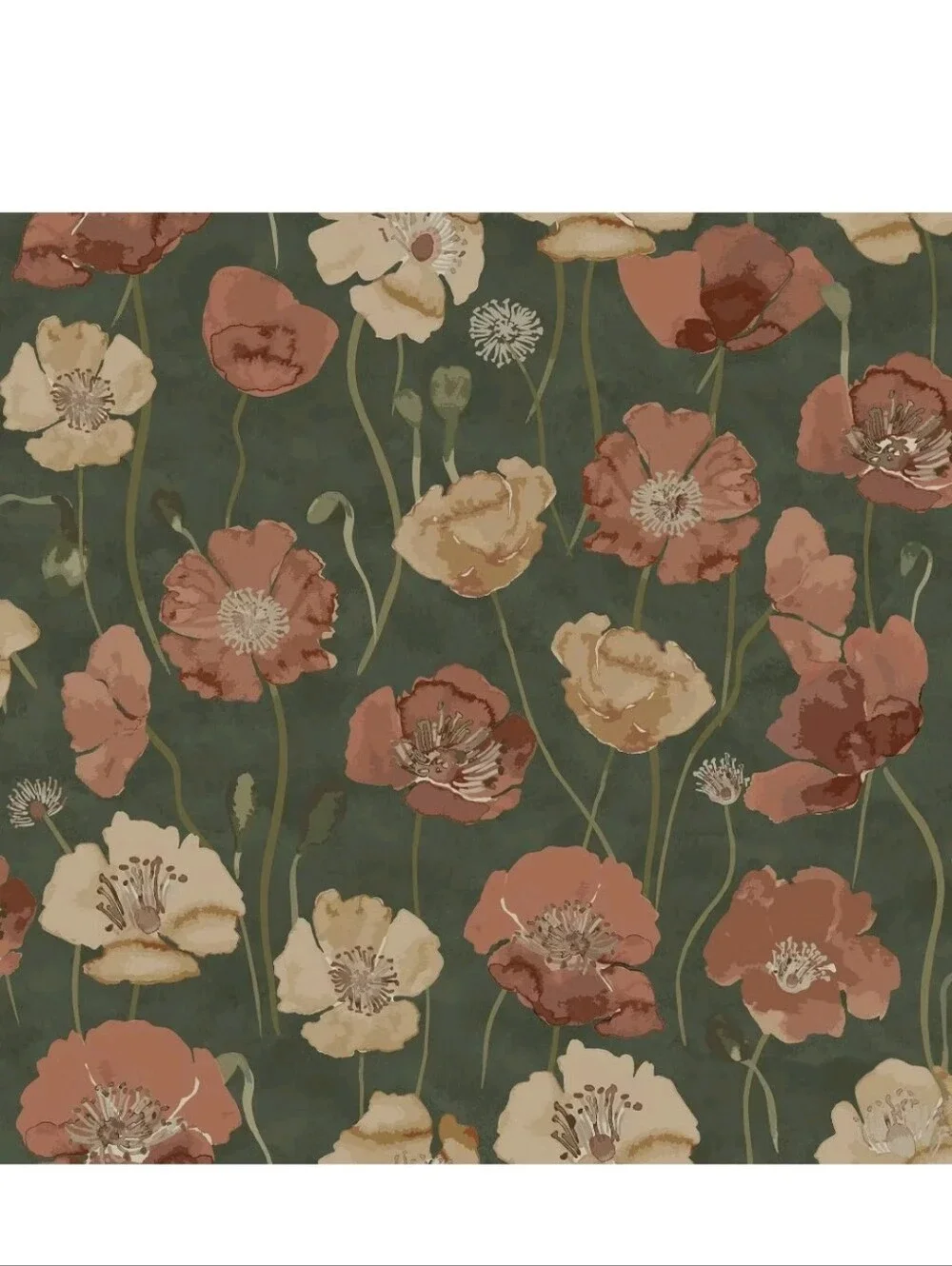 NuWallpaper Adelia Moss Peel and Stick Wallpaper